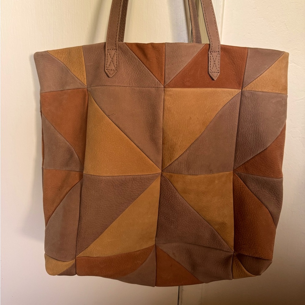 Madewell Transport Tote: Patchwork Nubuck Edition